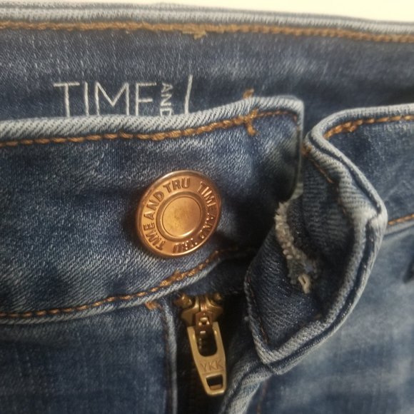 blue Time and Tru sz 14P straight jeans - Picture 4 of 9